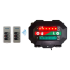 Wireless Entry Traffic Light Kit C with Wall Sign