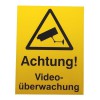 German CCTV Warning Window Sticker