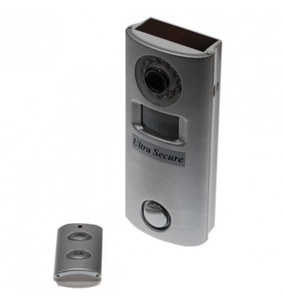 Remote Control Battery Alarm & Hidden CCTV (silver)    