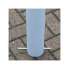 Ground Spigot for the Fixed White Steel 120FW Post & Reflective Stainless Steel  Insert