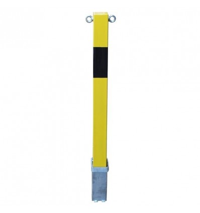 H/D Yellow 100P Removable Parking Post & Chain Eyelets