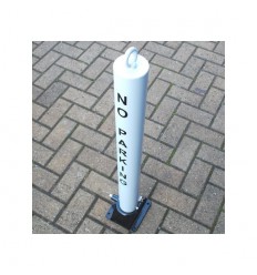 900W-76 Fold Down 'No Parking' Bollard 