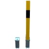 Removable 100P Y & B Security Post & 2 x Bases