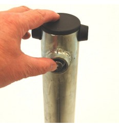 610G Fold Down Parking Post (spigot base version).