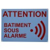 French A4 External Alarm Warning Sign