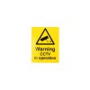 English CCTV Warning Window Sticker