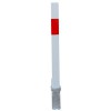 White & Red 100P Removable Parking & Security Post