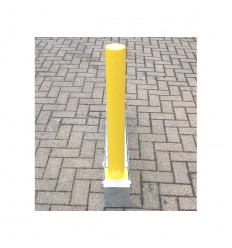 620 Yellow Fold Away Parking Post