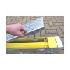 620 Yellow Fold Away Parking Post (protective lid being raised).