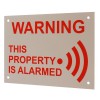 A5 External Alarm Warning Sign