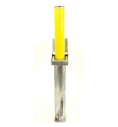 Yellow TP-200 Telescopic Security & Parking Post.