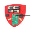 Wireless Smart Alarm Battery Powered Siren, Flashing Strobe & Control Panel (house frequency code setting)