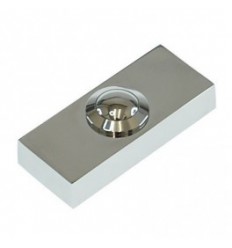 Chrome Push Button, often used with Ultra Secure Direct's Long Range Wireless Door bell