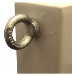 Chain Eyelet fitted to a Parking Post