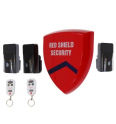 External Battery Wireless Smart Siren Alarm & 3 x PIR's