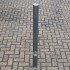 Galvanised 76 mm Diameter Removable Security Post & Chain Eyelet (rear view)