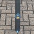 Galvanised 76 mm Diameter Removable Security Post & Chain Eyelet (padlock)