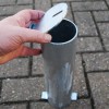 Ground Spigot for the Galvanised 76 mm Diameter Removable Security Post & Chain Eyelet. 