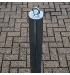 Galvanised 76 mm Diameter Bolt Down Steel Bollard & Eyelet (001-2570)