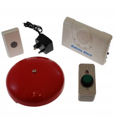 Wireless Warehouse Bell & H/H Universal Push Button