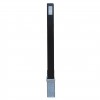 H/D Black 100P Removable Parking & Security Post with Reflective Pads