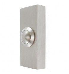 Brushed Silver Finished Push Button