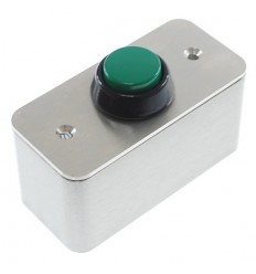 Heavy Duty External Push Button (Green) 