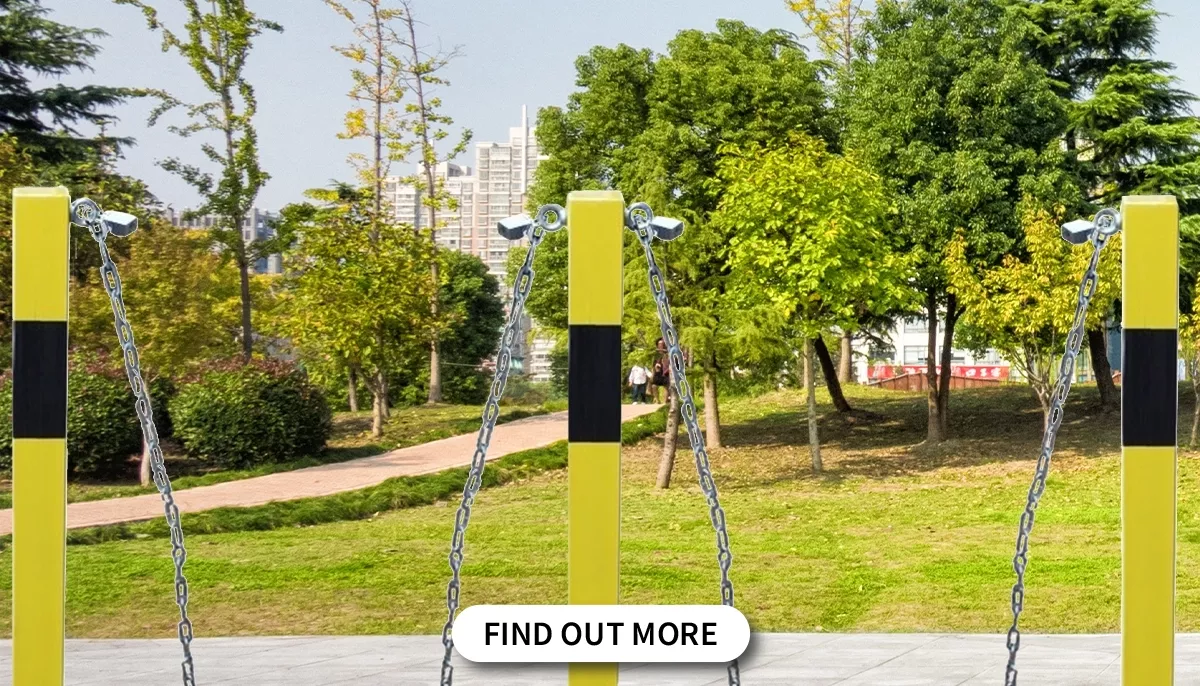 Our range of chain kit parking posts & bollards